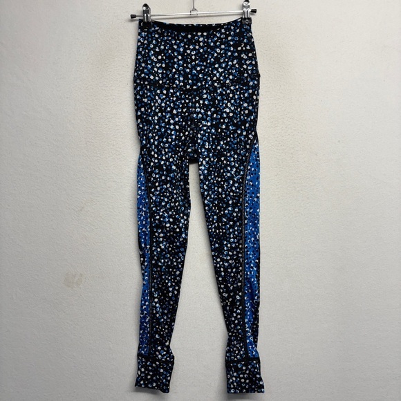 Beyond Yoga Droplets Midi Leggings Black Blue S - Picture 3 of 11